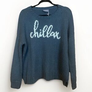 Wooden Ships “Chillax” Mohair Blend Relaxed Fit Knit Sweater